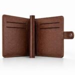 Premium quality Auto card holder wallet for men Brown Color - Image 2