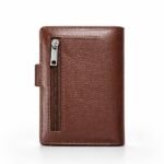 Premium quality Auto card holder wallet for men Brown Color - Image 3